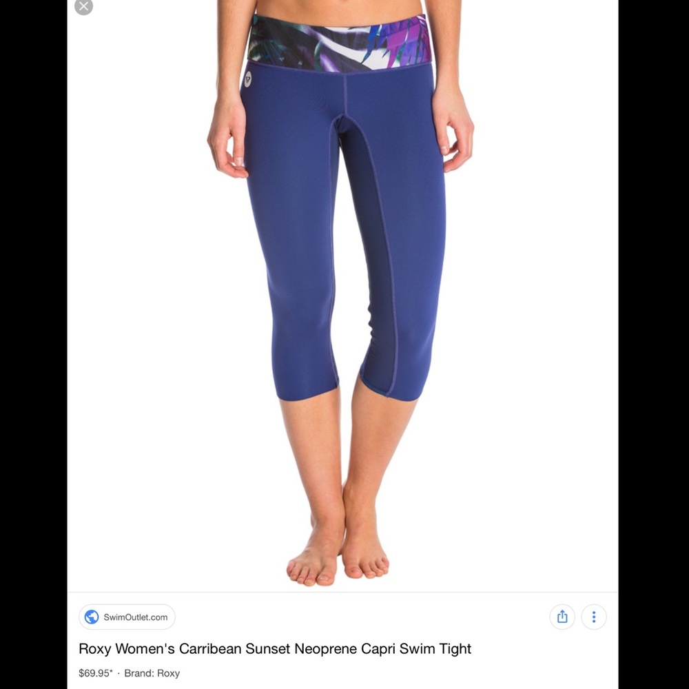 Roxy Women’s Capri Swim Legging / Tight
